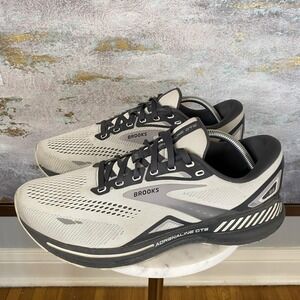Brooks Adrenaline GTS 23 Shoes Mens Size 10 Wide Gray Sneakers 1103912E065